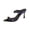 Blue, variant on Stiletto Heels Sandals for Women Pointy Open Toe Comfort Slip-On Mules for Summer Vacation Party Wedding, Black Size 6