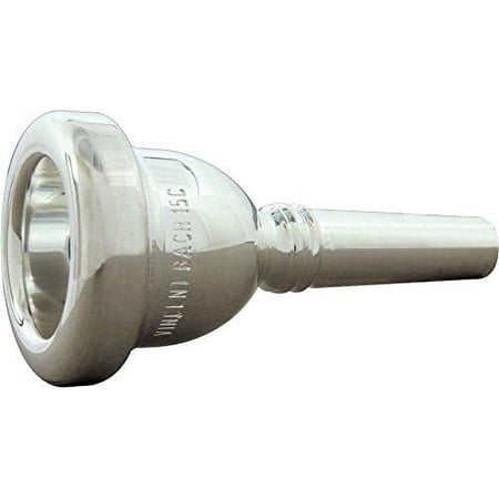 Bach 35015C Small Shank Tenor Trombone Mouthpiece, Silver Plated, 15C Cup Medium Shallow$$Music