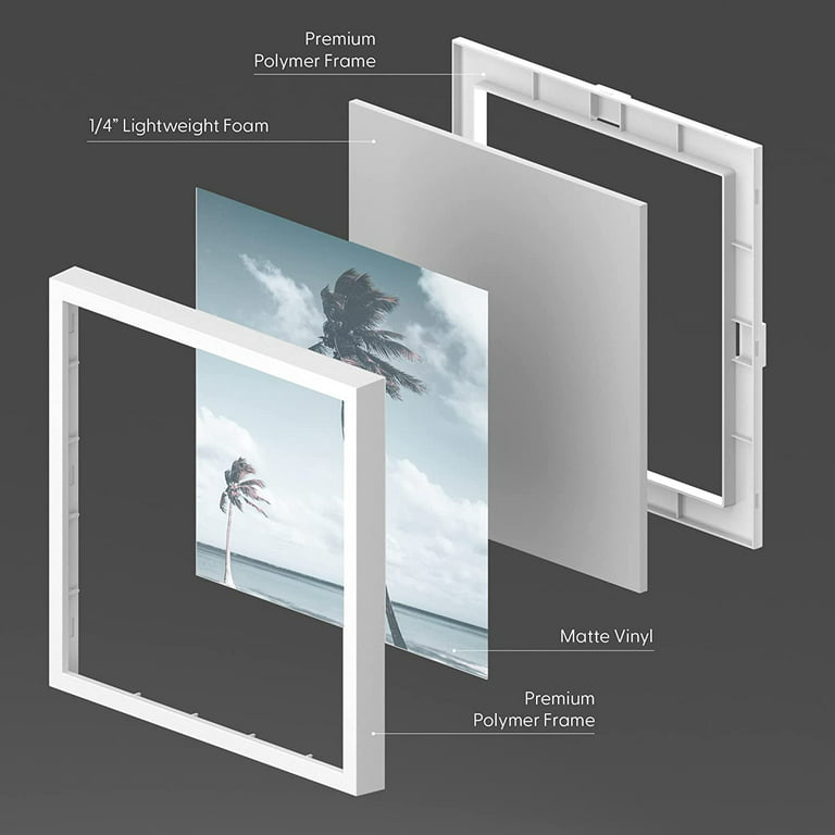  12 Pack: White Leaf Corner Accents Mini Frame by Studio Décor®