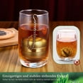 thumbnail image 3 of simhoa 1 Pce Infuseur à Thé en Acier Inoxydable pour Tasse avec Chaîne Ovale, 3 of 7