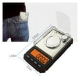 thumbnail image 3 of 50g 0.001g Digital Scale Portable Mini Electronic Scale Precision Professional Pocket Milligram Scale 50g Calibration Weights ,Easy to Install, 3 of 6