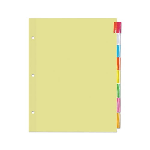 Insertable Tab Index 8-Tab, 11 x 8.5, Buff, 24 Sets