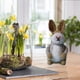 thumbnail image 4 of Penkiiy Hecho a mano Conejo de fieltro de lana de Pascua Ornaments Party Decoración del hogar Colgante, Ornamento de Pascua Conejo Gift Party Decoración del hogar, 4 of 6