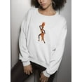 thumbnail image 3 of Traditional African Paint Doodle Sweatshirt Women -Image by Shutterstock, Female 5X-Large, 3 of 4