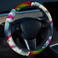 thumbnail image 2 of Robot Unicorn Attack 15.5 Inch Car Wheel Cover, Steering Wheel Cover, Printed PVC Leather Auto Accessories, 2 of 6