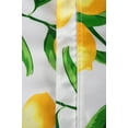 thumbnail image 6 of Contemporary Home Living Lemon Bliss Rectangular Zippered Outdoor Tablecloth - 84" - White and, 6 of 8