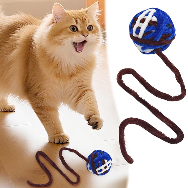 Interactive Cat Toy with Ropes and Yarn for Play and Exercise in Indoor Environments