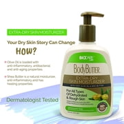 BioCare Labs Moisturizing Body Butter, Natural Shea Butter, Olive Oil Dry Skin Lotion 16 oz