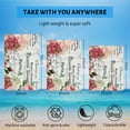 thumbnail image 5 of GZHJMY Beach Towel for Women Girls, French Style Flower Bath Towel, Oversized Lightweight Sport Towel, 31x51 Inch, 5 of 7