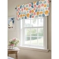 thumbnail image 6 of Colorful Shell Curtain Valances for Windows, Beige Burlap Summer Beach Coastal Kitchen Valance Window Treatment, Light Filtering Block Curtains for Bathroom/Bedroom/Living Room 42'' x 18'', 6 of 9