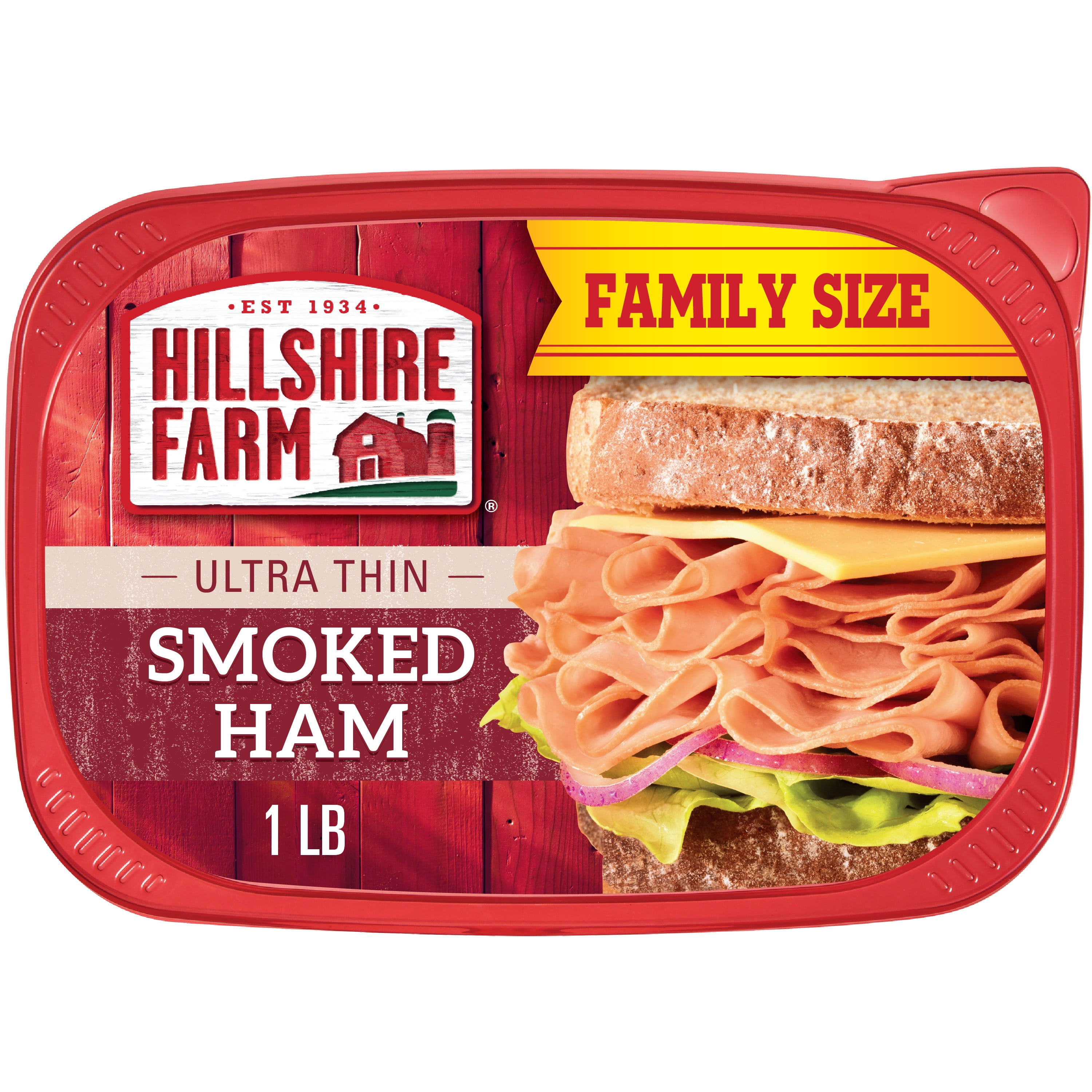 Hillshire Farm Sliced Smoked Ham Deli Lunch Meat, 16 oz