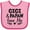 Pink and Fuchsia, variant on Inktastic Gigi and Papaw Love Me Boys or Girls Baby Bib