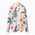 thumbnail image 5 of Towmus Women's Long Sleeve Oversized Button Down Shirt Long Sleeve Fall Cardigan Shirt, Beach Fruit Print, 5 of 5