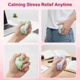 thumbnail image 5 of Crunchy Squishy Noisy Stress Balls Ice Skin Fidget Sensory Toys,Crunchy Stress Ball, Slow Rise Squishy Fidget Toy for Anxiety Relief, Handmade Moldable Squeeze Ball for Kids Adults(Orange*1), 5 of 7