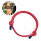 thumbnail image 4 of Pulsera de cuerda de paracaídas Bling Bling Camuflaje Rojo ajustable unisex, 4 of 10