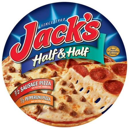 Jack's Half & Half Sausage/Pepperoni Pizza, 17.5 oz