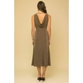 thumbnail image 6 of Sleeveless Back Cowl Neck Midi Dress, 6 of 8