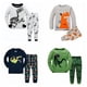 thumbnail image 2 of Conjunto de pijamas para niños y bebés, ropa de dormir de otoño, camisetas de manga larga y pantalones, novedad, 2 unidades, 2 of 2