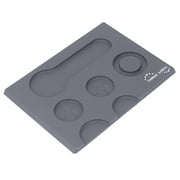 LaMaz Coffee Tampers Mat Portable PVC Polished Back Antiskid Coffee Tamping Pad for Bar Cafe Home Grey