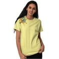 thumbnail image 5 of Halloween Flying Witch Smurfette Women's Graphic T Shirt Tees Brisco Brands X, 5 of 5