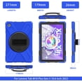 thumbnail image 4 of REQO Case Compatible with Lenovo Tab M10 Plus 10.6 Inch 3rd Gen 2022(Model: TB125FU/TB128FU/TB128XU):with Portable Hybrid Shock-Proof Cover Rotatable Hook&Loop Handle,Shoulder Strap, 4 of 6