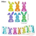 thumbnail image 3 of 500 Count 1.5 Inch Laser Bunny Stickers for Easter Scrapbooking Gift Wrapping and DIY Decoration, 3 of 6