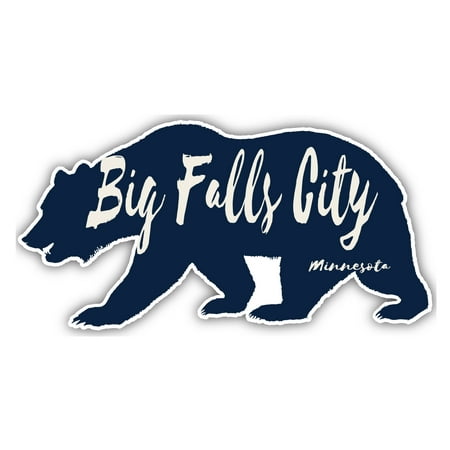 

Big Falls City Minnesota Souvenir 3x1.5-Inch Fridge Magnet Bear Design