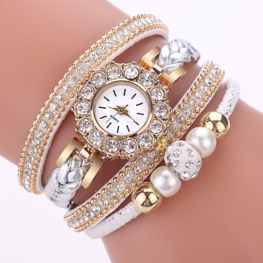 Womens Silver Rhinestone Bracelet Watch Set Quartz Female Wristwatch For  Hourly Casual Wear Drop288E From Bvvfcf, $18.12 | DHgate.Com