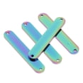 thumbnail image 2 of Colgantes de doble agujero BLESIY 35x6mm Arco iris, 2 of 7