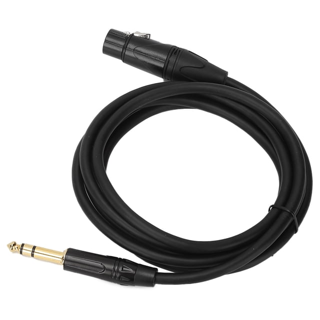 Cable de Sedal Balance Xlr Hurbra A 1/4 Pulgadas, Cobre Libre de Oxísgeno 22 Awg, Estructura resistente, Muy Flexible, Para Estudio o Presentaciones en vivo, Para Cable de
