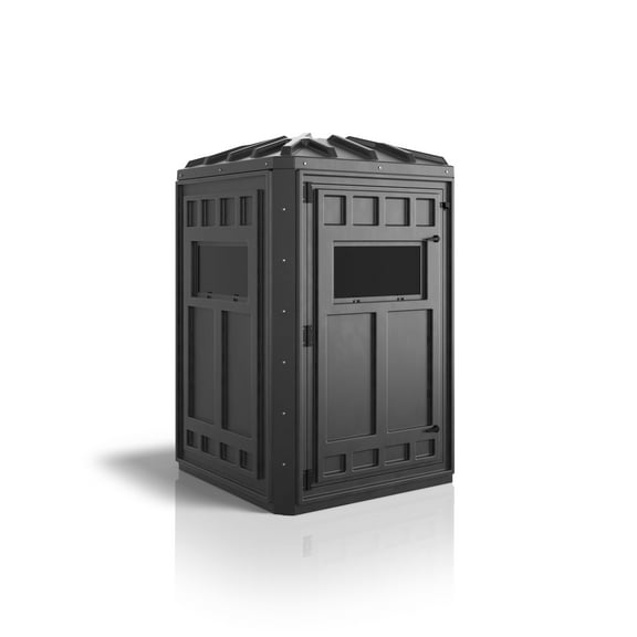 Booner Blinds 4 Panel HW Box Blind – Tinted Windows