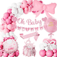 thumbnail image 1 of Decoracione Para Baby Shower De Niña Kit Globos Lazos, Xtellar Rosa, 1 of 3