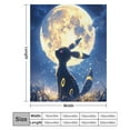 thumbnail image 7 of Pokemon Eevee Umbreon Throw Blanket Cute Flannel for Boys Girls Men Women, 7 of 7