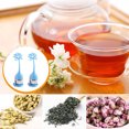 thumbnail image 5 of Dispositivo para remojar té, colador de té, bola de té, silicona para remojar té, colador de té en forma de taza, 2 coladores de té con tapa y posavasos, 5 of 5
