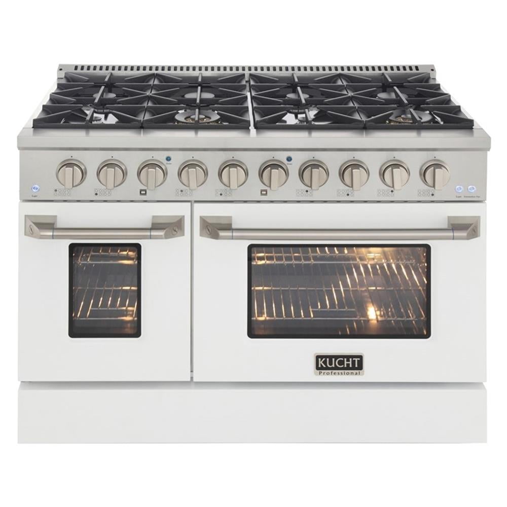 Pemberly Row 48" 6.7 cu. ft. Dual Fuel Range for Propane Gas in White