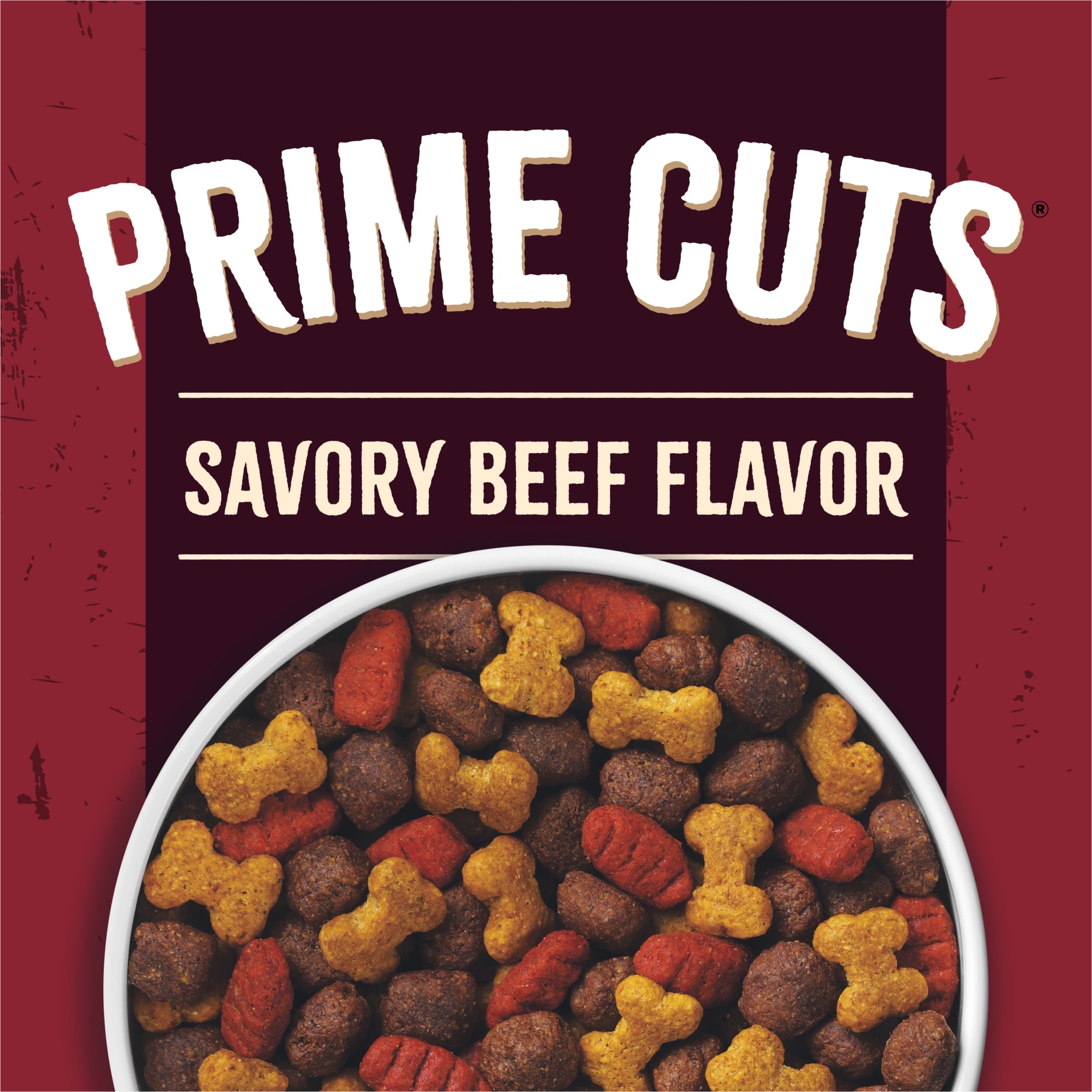 Purina ALPO Prime Cuts Savory Beef Flavor Dry Dog Food, 14 lb.