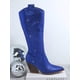 thumbnail image 3 of Rhinestone Decor Chunky Heeled Boots, 3 of 4