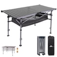 thumbnail image 1 of Mesa de camping portátil Ablazer de 55 x 21,5 pulgadas, ajustable de 58 a 80 cm, 1 of 7