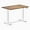 Pheasantwood / White, variant on Desky Dual Mini Hardwood Sit Stand Desk - White Ash / 40" X 24" / White
