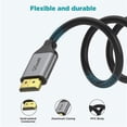 thumbnail image 4 of QGeeM QG-AV17 HDMI To HDMI Connection Cable Support 8K&60Hz, 1m Length, 3m Length, 4.5m Length, 4 of 12