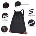 thumbnail image 3 of Mochila Mochila con cordón de saco de gimnasio Mochila con cordón resistente al agua Bolsa con bolsi Cacagoo Mochila, 3 of 7