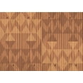 thumbnail image 1 of Ahgly Company Machine Washable Indoor Rectangle Transitional Orange Area Rugs, 2' x 4', 1 of 7