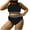 122 Black, variant on Plus Size Bikini Sets for Women Sexy Halter High Waisted Tummy Control Bikinis Swimsuits Triangle String Two Piece Bathing Suits
