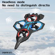 Remote Control Airplanes, RC Planes for Adults, Airplane Fighter Jet with Light, 360° Flip, Stunt Roll, Beginners Gifts