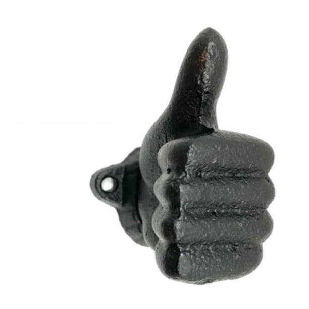 Precio reducido por tiempo limitado!Gancho de dedo divertido, gancho sobre la puerta, gancho de toalla de baño, gancho de pared de mano de dedo medio de ilusiones interiores, gancho de suspensión de
