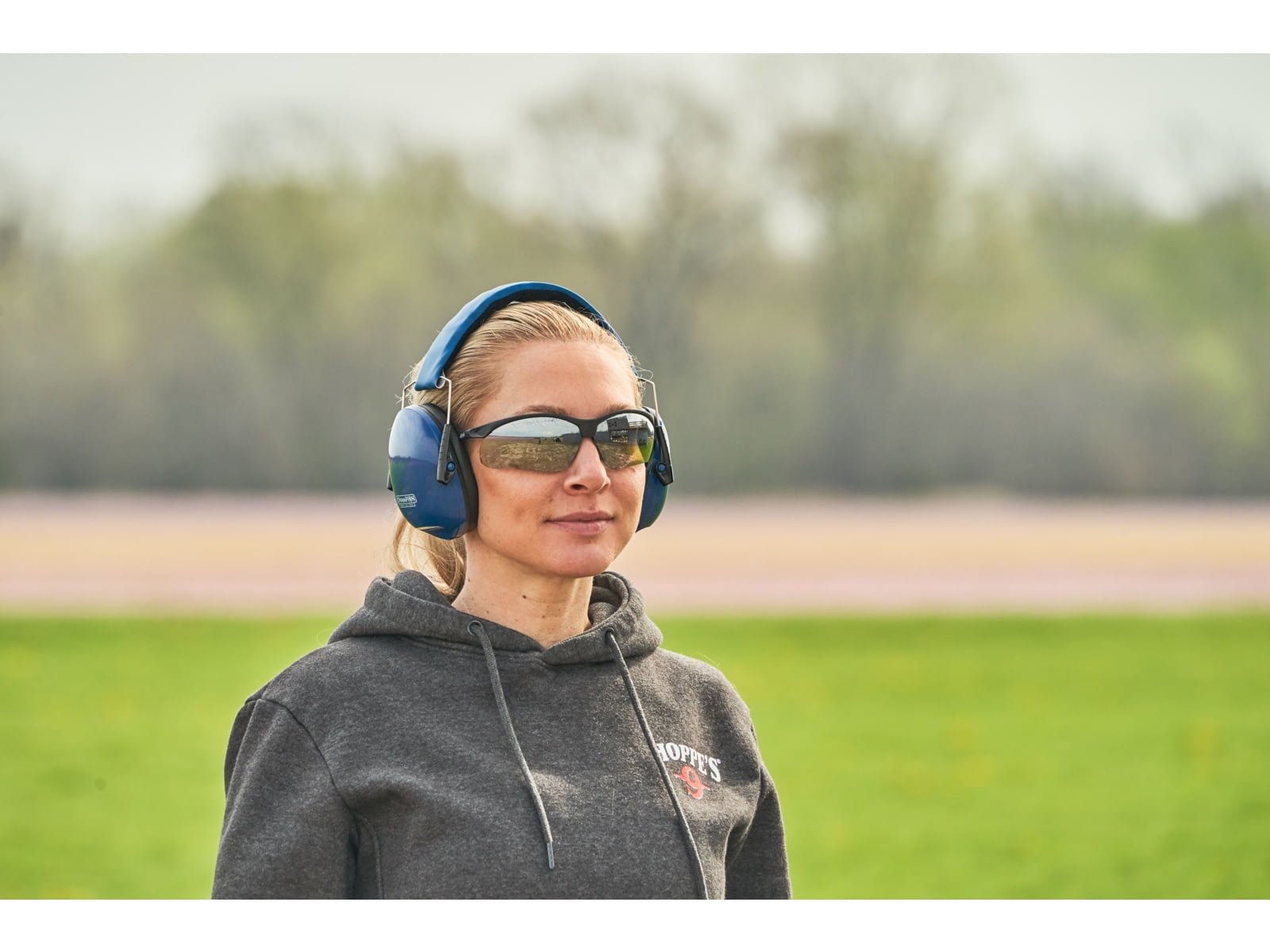 (2 pack) Champion Small Frame Ear Muffs for Shooting - Blue