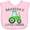 AD-Pink, variant on Inktastic Grandpa's Little Farmer Green Tractor Boys or Girls Baby Bib