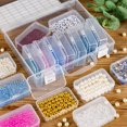 thumbnail image 5 of 16 Grids Bead Organizer Box, Bead Storage Box, Craft Organizer Case with Hinged Lid for Making Beading Jewelry Rhinestones Crafts Screws Small Parts (1 Pack), 5 of 7