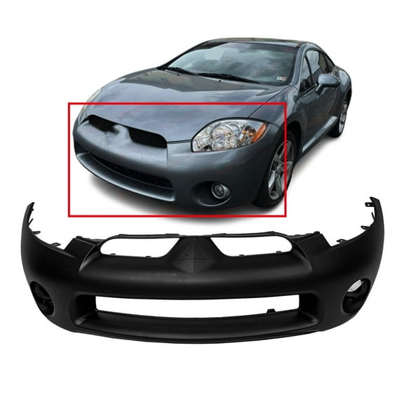 DCP Primed Front Bumper Cover for 2006 2007 2008 Mitsubishi Eclipse 06 07 08