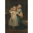 thumbnail image 2 of William Bouguereau 11x14 Gold Ornate Wood Frame and Double Matted Museum Art Print Titled - Indoors (1840-1905), 2 of 4